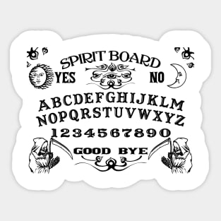 Ouija Board Art Sticker